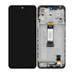 Schermo per Xiaomi Redmi 12 23053RN02A 23053RN02Y 23053RN02I, Midnight Black, Vetro touch con cornice