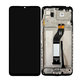 Schermo per Xiaomi Redmi 13C 23100RN82L, 23106RN0DA, Midnight Black, Vetro touch con cornice
