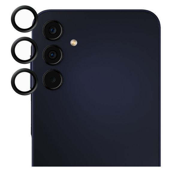 Protezione obiettivo fotocamera per Samsung Galaxy A15/A15 5G, Nero, SAFE by PanzerGlass