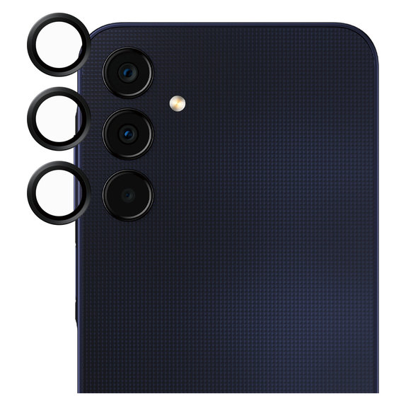 Protezione obiettivo fotocamera per Samsung Galaxy A25 5G, Nero, SAFE by PanzerGlass