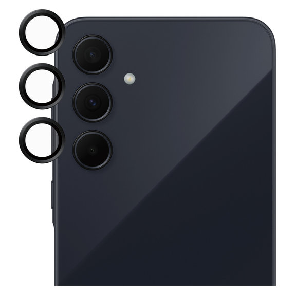 Protezione obiettivo fotocamera per Samsung Galaxy A34 5G, Nero, SAFE by PanzerGlass