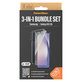 Bundle Hoops + Vetro temperato UWF + Hard Case D3O per Samsung Galaxy A55 5G, PanzerGlass