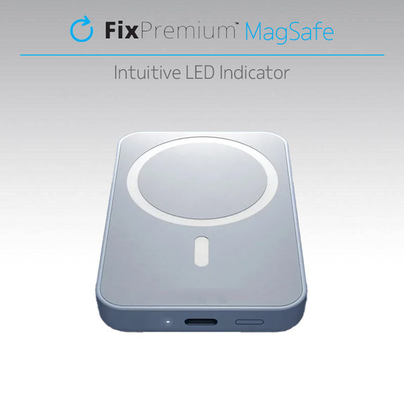 Power Bank MagSafe 5000mAh, Purple, FixPremium