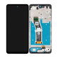 Schermo per Motorola Moto G04, Black, Vetro touch con cornice, 5D68C23890, Genuine Service Pack