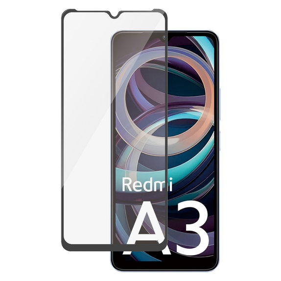 Vetro temperato UWF AB per Xiaomi Redmi A3, Čierne, PanzerGlass