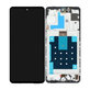 Schermo per Samsung M55 M556B, Black, Vetro touch con cornice, GH81-25791A, Genuine Service Pack