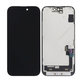 Schermo Soft OLED per iPhone 15, Vetro touch con cornice, FixPremium