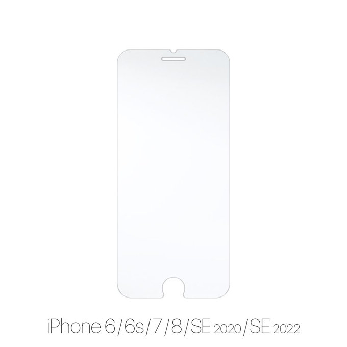 Vetro temperato 10 pz. per iPhone 6, 6s, 7, 8, SE 2020, SE 2022, FixPremium