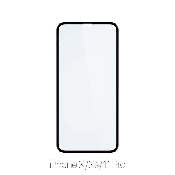 Vetro temperato FullCase 10 pz. per iPhone X, XS, 11 Pro, FixPremium
