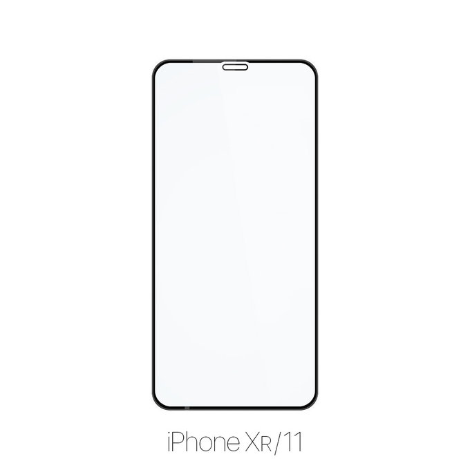 Vetro temperato FullCase 10 pz. per iPhone XR, 11, FixPremium