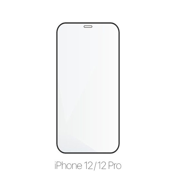 Vetro temperato FullCase 10 pz. per iPhone 12, 12 Pro, FixPremium