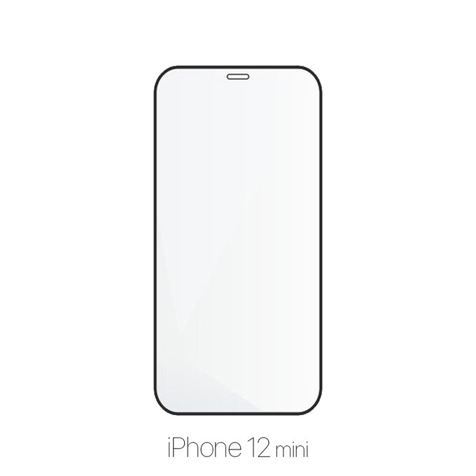 Vetro temperato FullCase 10 pz. per iPhone 12 mini, FixPremium