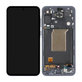 Schermo per Samsung A55 A556B, Awesome Navy, Vetro touch con cornice, GH82-34305A, Genuine Service Pack