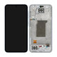 Schermo per Samsung A35 A356B, Awesome Iceblue, Vetro touch con cornice, GH82-34221B, Genuine Service Pack