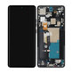 Schermo per Motorola Edge 50 Pro, Black Beauty, Vetro touch con cornice, 5D68C24092, 5D68C24322, Genuine Service Pack