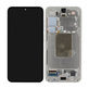 Schermo per Samsung S24 S921B, Amber Yellow, Vetro touch con cornice, GH82-33287D, Genuine Service Pack