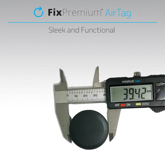Custodia protettiva per AirTag, Black, FixPremium
