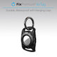 Collare per AirTag per cani e gatti, Black, FixPremium