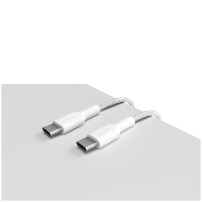 Cavo USB-C a USB-C 240W FABK4 2 m, White, PURO