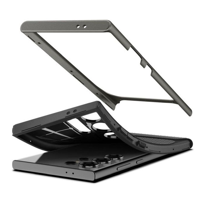 Custodia Neo Hybrid per Samsung S24 Ultra, Gunmetal, Spigen