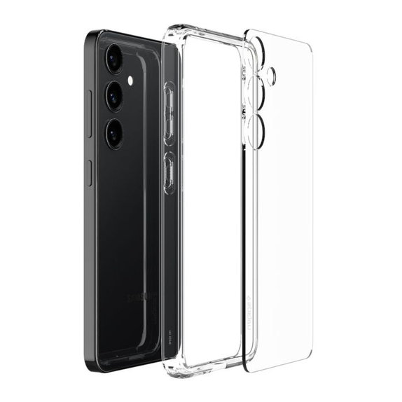 Custodia Ultra Hybrid per Samsung S24 Plus, Crystal Clear, Spigen