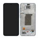 Schermo per Samsung A35 A356B, Awesome Iceblue, Vetro touch con cornice