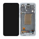 Schermo OLED per Samsung A55 A556B, Awesome Iceblue, Vetro touch con cornice