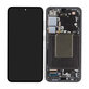 Schermo per Samsung S24 S921B, Onyx Black, Vetro touch con cornice