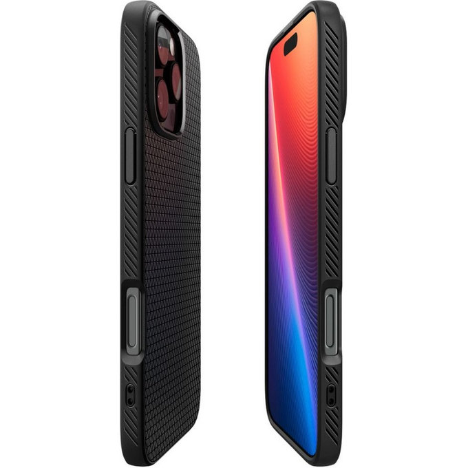 Custodia Liquid Air per iPhone 16 Pro Max, Matte Black, Spigen