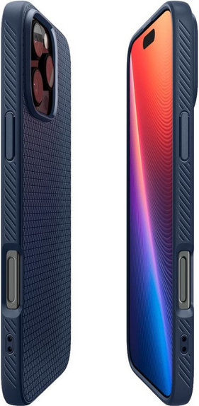 Custodia Liquid Air per iPhone 16 Pro Max, Navy Blue, Spigen