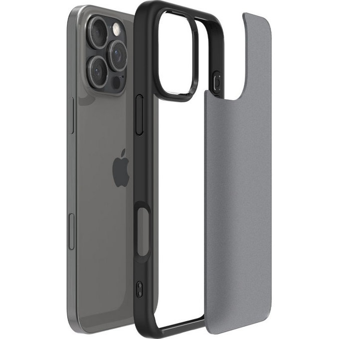 Custodia Ultra Hybrid per iPhone 16 Pro Max, Frost Black, Spigen