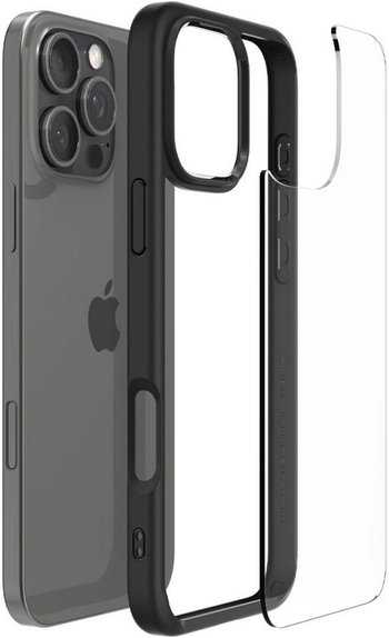 Custodia Ultra Hybrid per iPhone 16 Pro Max, Matte Black, Spigen