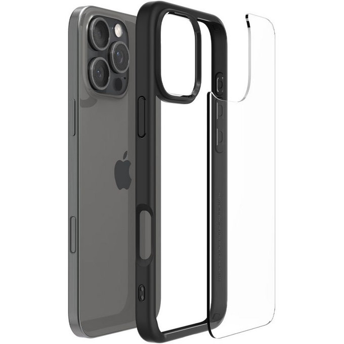 Custodia Ultra Hybrid per iPhone 16 Pro Max, Matte Black, Spigen