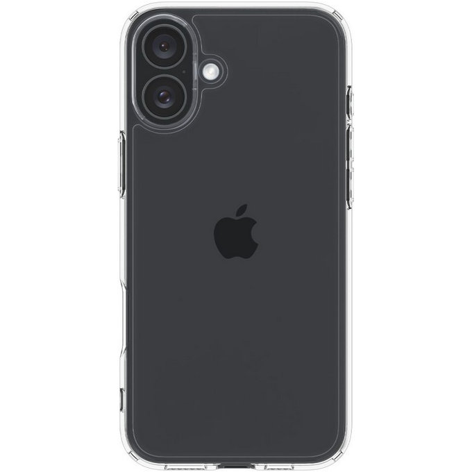 Custodia Ultra Hybrid per iPhone 16 Plus, Crystal Clear, Spigen
