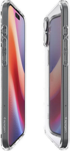 Custodia Ultra Hybrid per iPhone 16 Plus, Crystal Clear, Spigen