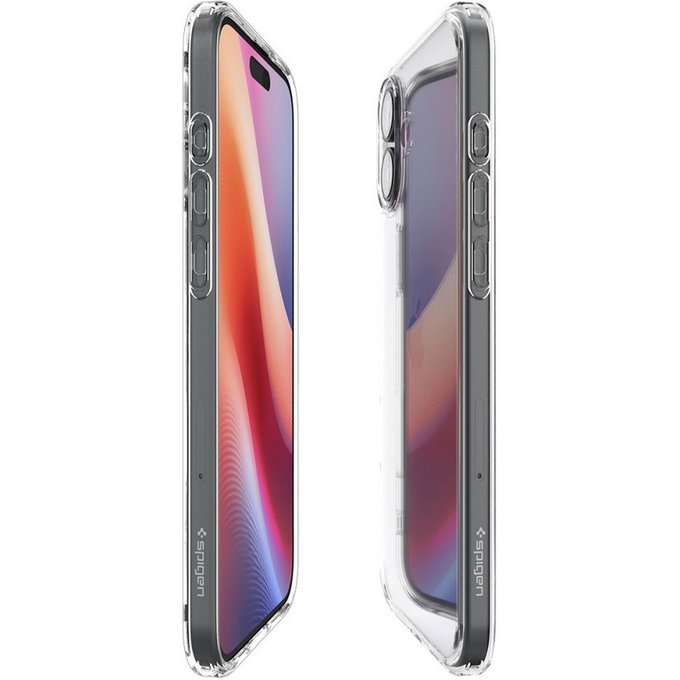 Custodia Ultra Hybrid per iPhone 16 Plus, Crystal Clear, Spigen