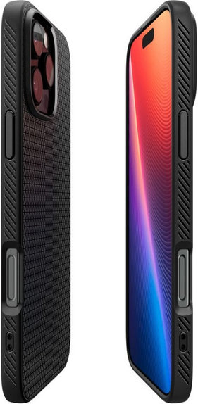 Custodia Liquid Air per iPhone 16 Pro, Matte Black, Spigen