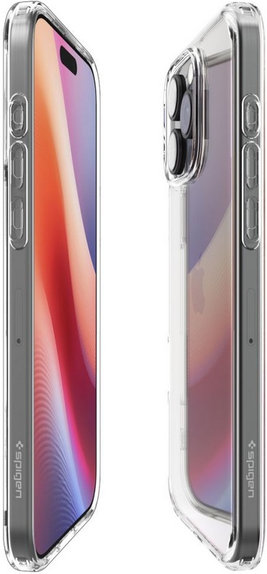 Custodia Ultra Hybrid per iPhone 16 Pro, Crystal Clear, Spigen