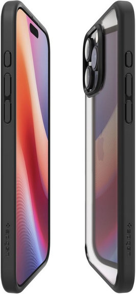 Custodia Ultra Hybrid per iPhone 16 Pro, Matte Black, Spigen