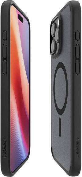 Custodia Ultra Hybrid con MagSafe per iPhone 16 Pro, Frost Black, Spigen