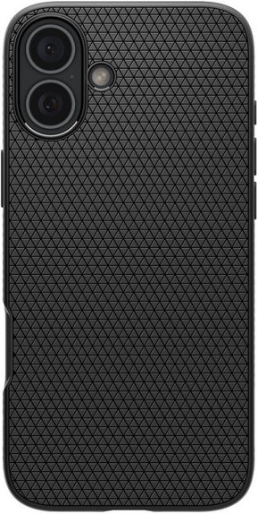 Custodia Liquid Air per iPhone 16, Matte Black, Spigen
