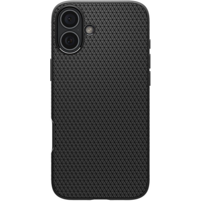 Custodia Liquid Air per iPhone 16, Matte Black, Spigen