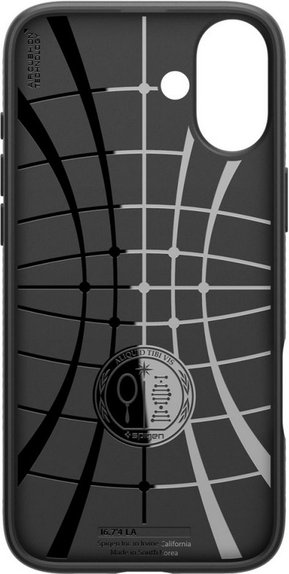 Custodia Liquid Air per iPhone 16, Matte Black, Spigen