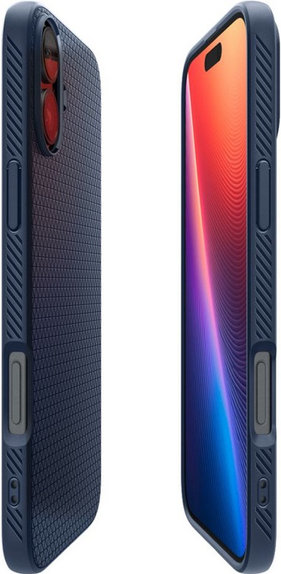 Custodia Liquid Air per iPhone 16, Navy Blue, Spigen