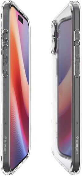 Custodia Ultra Hybrid per iPhone 16, Crystal Clear, Spigen
