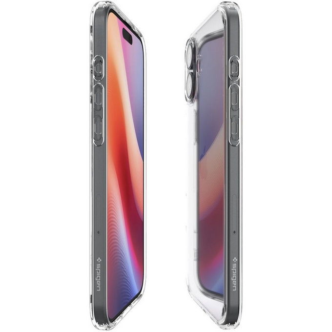 Custodia Ultra Hybrid per iPhone 16, Crystal Clear, Spigen