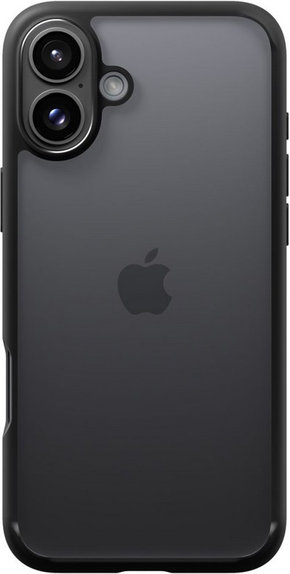 Custodia Ultra Hybrid per iPhone 16, Matte Black, Spigen