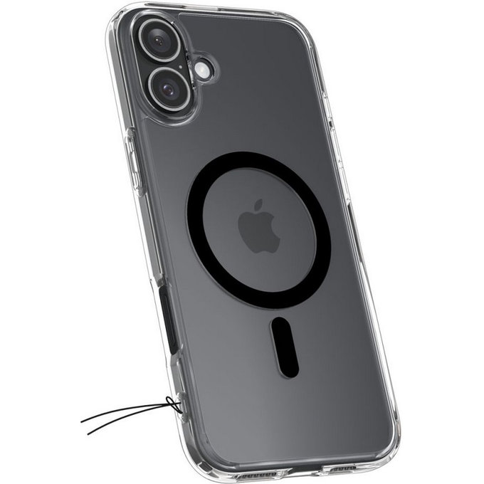 Custodia Ultra Hybrid con MagSafe per iPhone 16, Black, Spigen