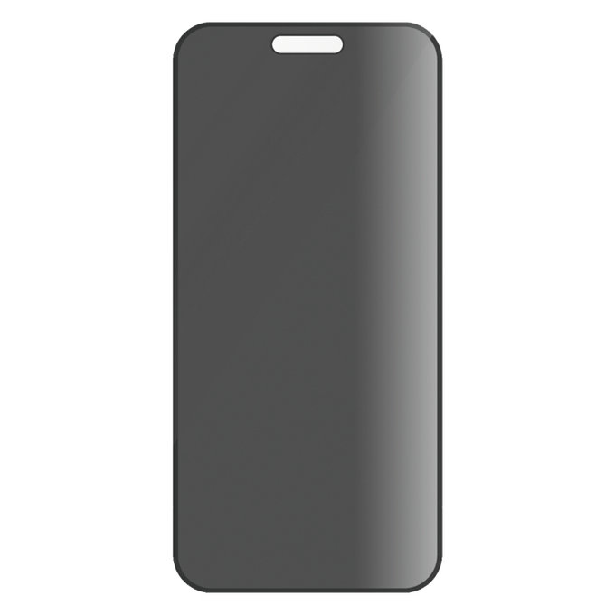 Vetro temperato UWF Privacy con applicator per iPhone 16 Pro, Black, PanzerGlass