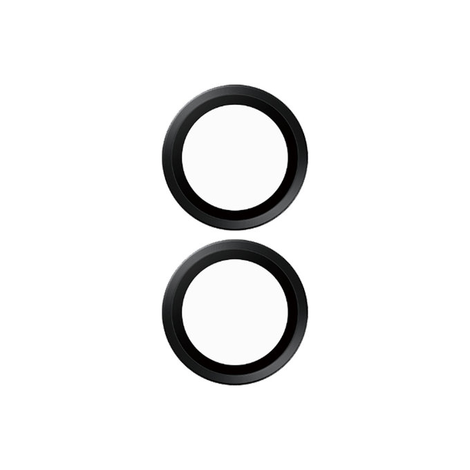 Anelli protettivi lente fotocamera per iPhone 16, 16 Plus, Black, PanzerGlass